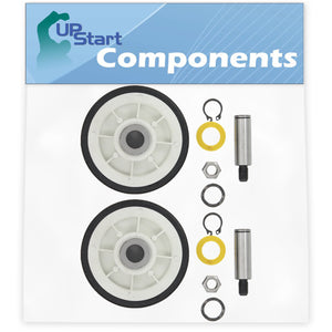 2-Pack 12001541 Drum Support Roller Kit Replacement for Maytag GDG26CS Dryer
