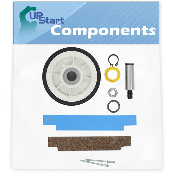 12001541 Drum Support Roller Kit & 306508 Bearing Kit Replacement for Maytag MDG8000AWQ Dryer