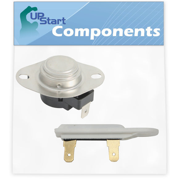 3390291 Thermostat & 3392519 Thermal Fuse Replacement for Whirlpool GEW9868KT3 Dryer