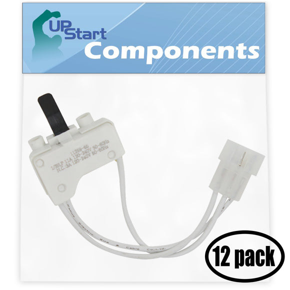 12-Pack 3406107 Dryer Door Switch Replacement for Whirlpool 3SWED4800YQ0 Dryer