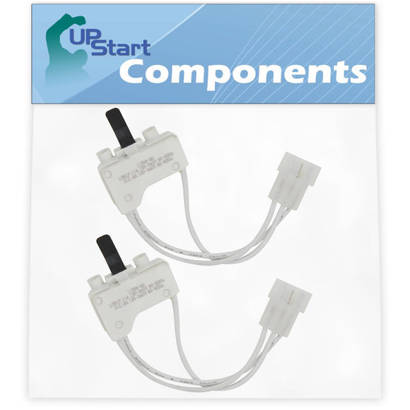 2-Pack 3406107 Dryer Door Switch Replacement for Whirlpool & Maytag Dryers