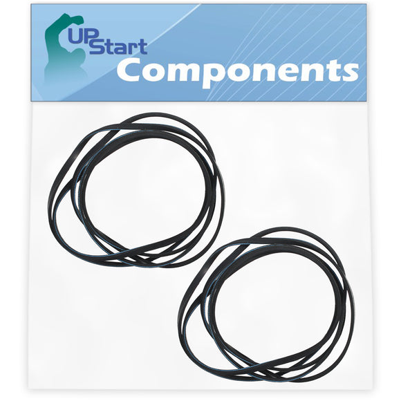 2-Pack 341241 Dryer Drum Belt Replacement for Whirlpool LER8858EQ0 Dyer