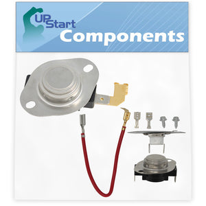 3977767 Dryer Thermostat & 279816 Thermostat Kit Replacement for Whirlpool 4GWED4750YQ2 Dryer