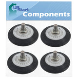 4-Pack 4581EL2002C Dryer Drum Roller Assembly