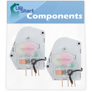 2-Pack W10822278 Refrigerator Defrost Timer Replacement for KitchenAid KTRP22KGWH00 Refrigerator