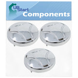 3-Pack 5006EA3009B Washer Pulsator Wash Plate Cap