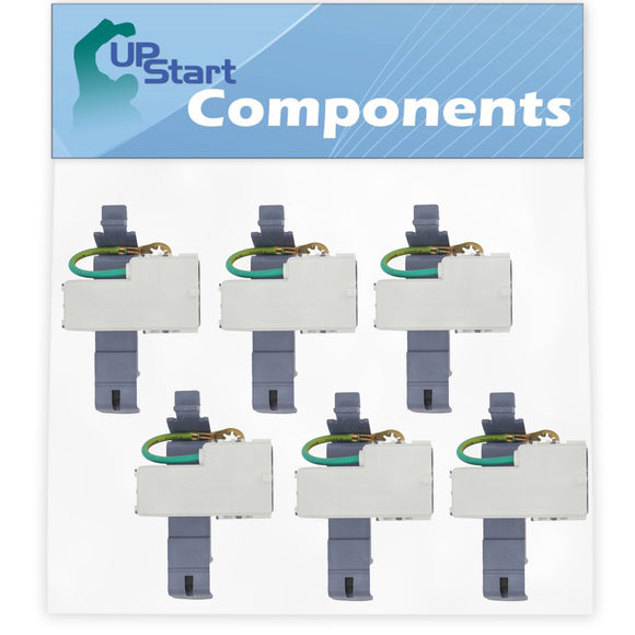 6-Pack 8318084 Washer Lid Switch Replacement for Whirlpool WTW5810SW0 Washer