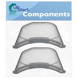 2 Pack ADQ56656401 Dryer Lint Filter