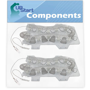 2-Pack DC47-00019A Dryer Heating Element Replacement for Samsung DV405ETPASU/AA-0001 Dryer