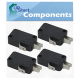 4 Pack W10269458 Microwave Door Switch
