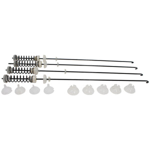 4-Pack W10780048 Washer Suspension Kit Replacement for Kenmore / Sears 110.5142510 Washer - Compatible with W10257088 Washing Machine Suspension Rods