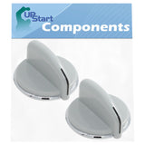 2 Pack WH01X10462 Dryer Knob