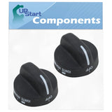 2 Pack 8273103 Range Burner Knob