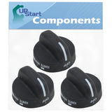 3 Pack 8273103 Range Burner Knob