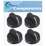 4-Pack 8273103 Range Burner Knob