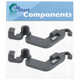 2 Pack W10082853 Dishwasher Tine Pivot Clip