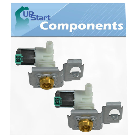 2-Pack W10158389 Dishwasher Water Inlet Valve