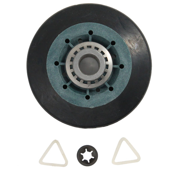 4-Pack W10314173 Dryer Drum Roller Replacement for Whirlpool WED75HEFW1 Dryer - Compatible with WPW10314173 Roller Drum Support Kit