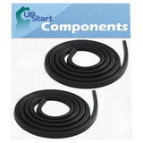 2-Pack W10509257 Dishwasher Door Gasket