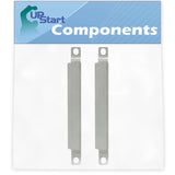 2-Pack BBQ Grill Burner Crossover Tube Replacement Parts for Thermos C-34GS