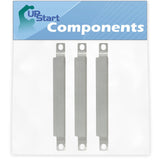 3-Pack BBQ Grill Burner Crossover Tube Replacement Parts for Master Chef G45101