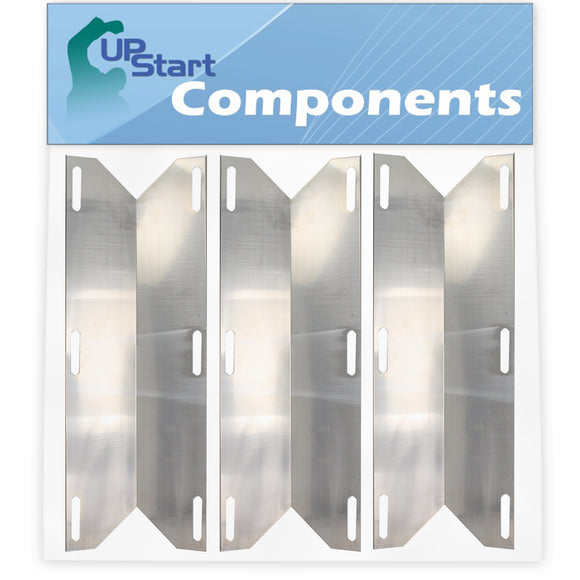 3-Pack BBQ Grill Heat Shield Plate Tent Replacement Parts for Jenn Air 720-0100