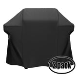 2-Pack Gas Grill Cover Heavy Duty Waterproof Replacement for Weber SKYLINE 1200NG - 52 inch W x 26 inch D x 43 inch H