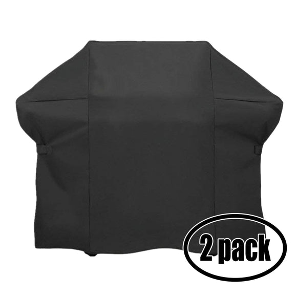2 Pack Gas Grill Cover Heavy Duty Waterproof Replacement for Weber 1710001, 7121001, 7270001, 7220001, 7271001, 7171001, 7170001, 7120001, 7221001, 2740301 - 66.8 inch L x 26.8 inch W x 47 inch H
