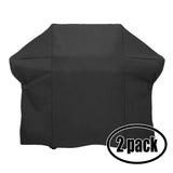 2-Pack Gas Grill Cover Heavy Duty Waterproof Replacement for Weber 7120001 - 66.8 inch L x 26.8 inch W x 47 inch H