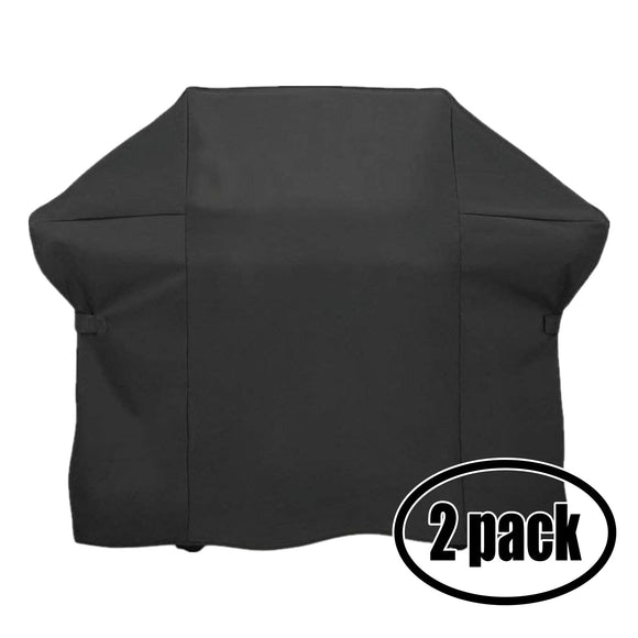 2 Pack Gas Grill Cover Heavy Duty Waterproof Replacement for Weber Summit 650 Ng, 7471001, 7109, 7371001, 7470001, 7370001, 7420001, 7320001, 7321001, 1750001 - 74.8 inch L x 26.8 inch W x 47 inch H
