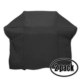 2-Pack Gas Grill Cover Heavy Duty Waterproof Replacement for Weber 77470001 - 74.8 inch L x 26.8 inch W x 47 inch H