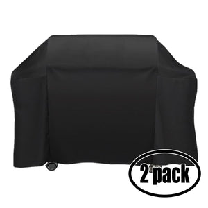 2 Pack Grill Cover Heavy Duty Waterproof Replacement for Weber 62010001, 67010001, 62010201, 67010201, 62014001, 67014001, 62004001, 67004001, 7131, 2261001 - 65 inch L x 25 inch W x 44.5 inch H