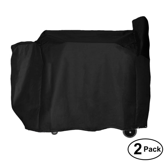 2 Pack Grill Cover Heavy Duty Waterproof Replacement for Traeger Texas Elite 34 Wood Pellet Grill, Pro 34 Series Wood Pellet Grill, Century 34 Wood Pellet Grill - 53 inch W x 27 inch D x 49 inch H