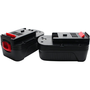 2-Pack - Black & Decker NPP2018 Battery Replacement (1500mAh)