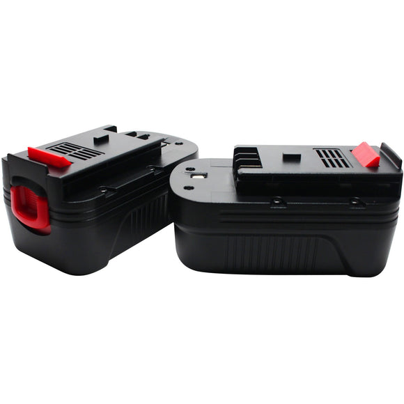 2-Pack - Black & Decker NPP2018 Battery Replacement (1500mAh)