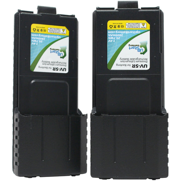 2x Pack - Baofeng UV-5R-1 Battery