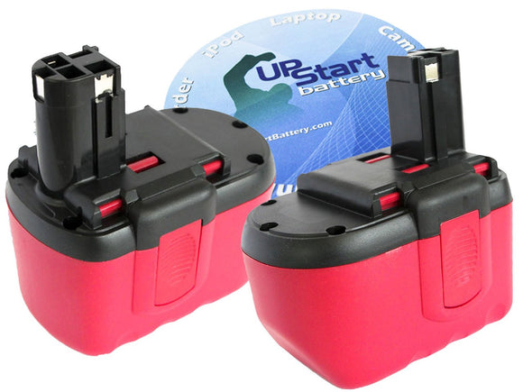 2-Pack Bosch PSB 24VE-2 Battery (1300mAh, NICD, 24V)