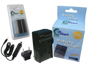 Canon PowerShot G2 Battery and Charger with Car Plug and EU Adapter
