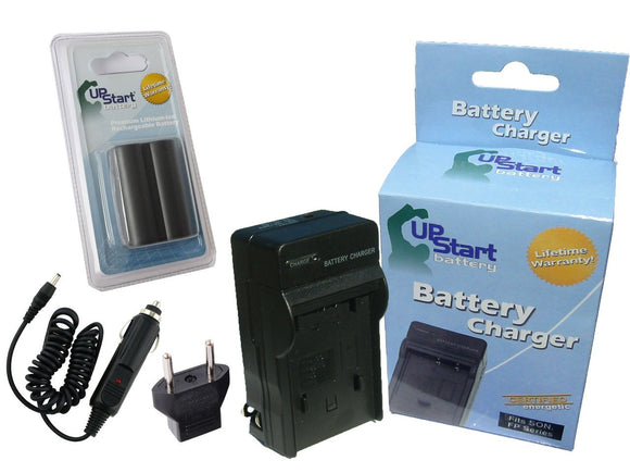 Canon PowerShot G2 Battery and Charger with Car Plug and EU Adapter