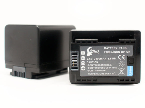 2x Pack - Canon BP-709 Decoded Battery