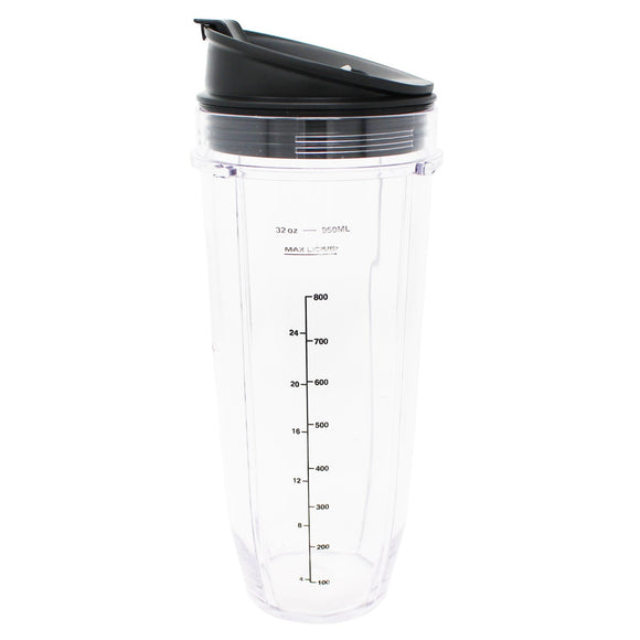 Replacement 32 oz Nutri Ninja Cup 407KKU641 for CT682SP Nutri Ninja Intelli-Sense Kitchen System
