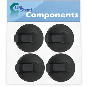 4 Pack UpStart Components Replacement Sip & Seal Lid  for  Nutri Ninja Blenders