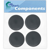4 Pack Replacement NutriBullet Stay Fresh Resealable Cup Lids for Ninja Nutribullet 900W Blender Cups
