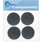 4 Pack Replacement NutriBullet Stay Fresh Resealable Cup Lids for Ninja Nutribullet 900W Blender Cups