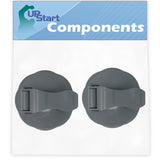 2 Pack Replacement NutriBullet Flip Top To-Go Lid for Ninja NutriBullet 24 oz Cups