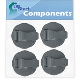 4 Pack Replacement NutriBullet Flip Top To-Go Lid for Ninja NutriBullet 18 oz Cups