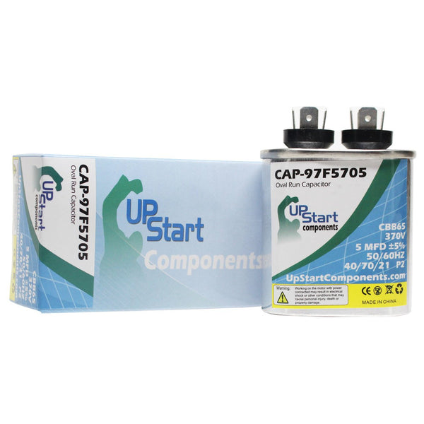 5MFD 370V OVAL RUN CAPACITOR For Packard Part# TOC5 | HVAC Parts And