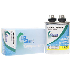 10 MFD 370 Volt Oval Run Capacitor Replacement for Carrier / Bryant / Payne 580ZTV072115AA