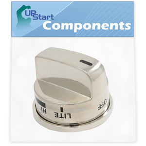 Gas Range Knob Replacement for LG EBZ37189611 Compatible with LG LRG30357ST (AS1EJIT) Gas Range (Non Super Boil)