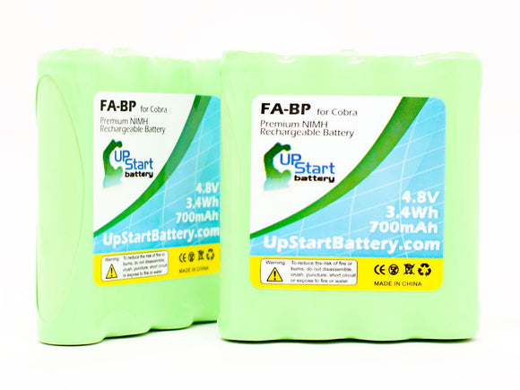 2x Pack - Cobra PR945 Battery